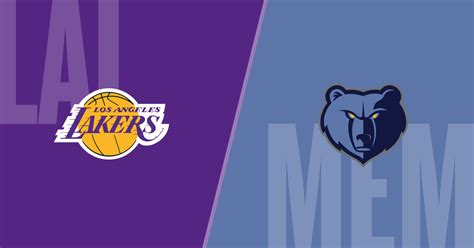 6, respectively,. . Memphis grizzlies vs lakers match player stats